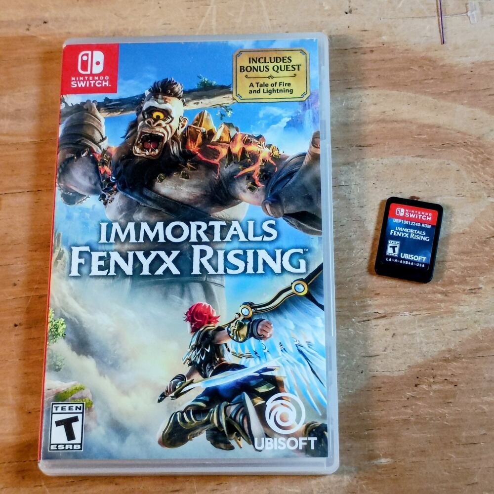 Immortals Fenyx Rising Nintendo Switch Complete CIB Game Tested & Working